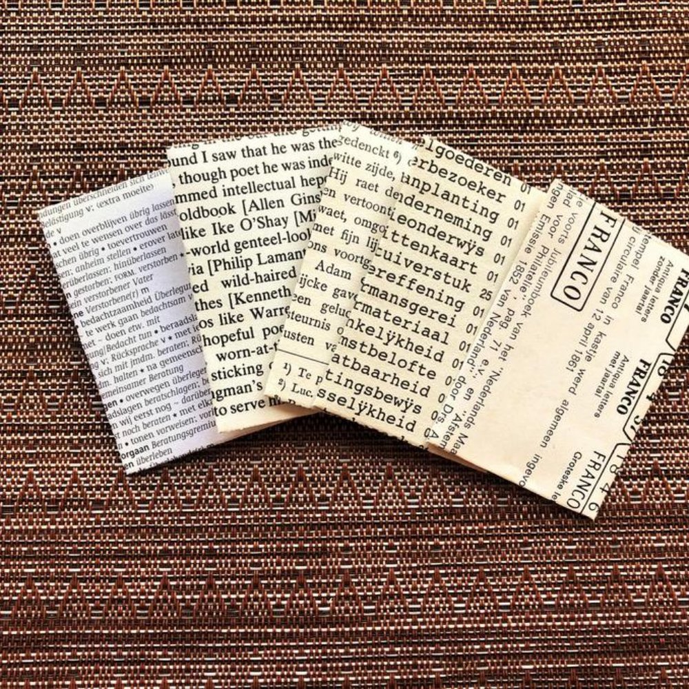 Vintage ephemera paper envelopes / giftbags (10 pc